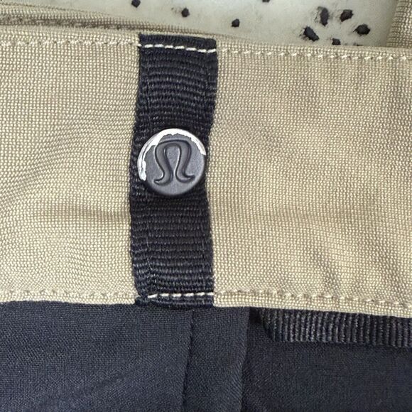 Lululemon Mens ABC Pants 34 x 33 Classic Fit Warpstreme 5 Pocket Trouser Khaki - Picture 13 of 14